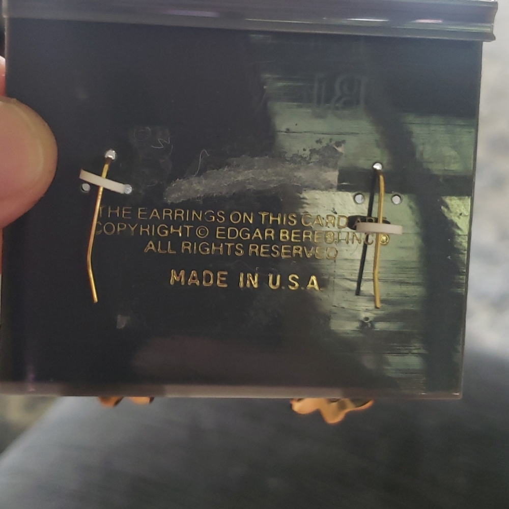 Cute cow earrings - Picture 2 of 4